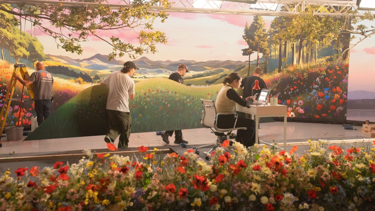 Virtual Production BTS at Garden Studios with Mother London and DPD